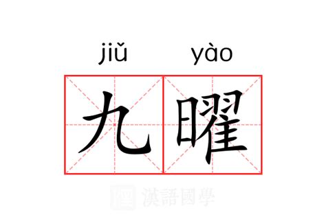 曜意思|曜的意思，曜字的意思